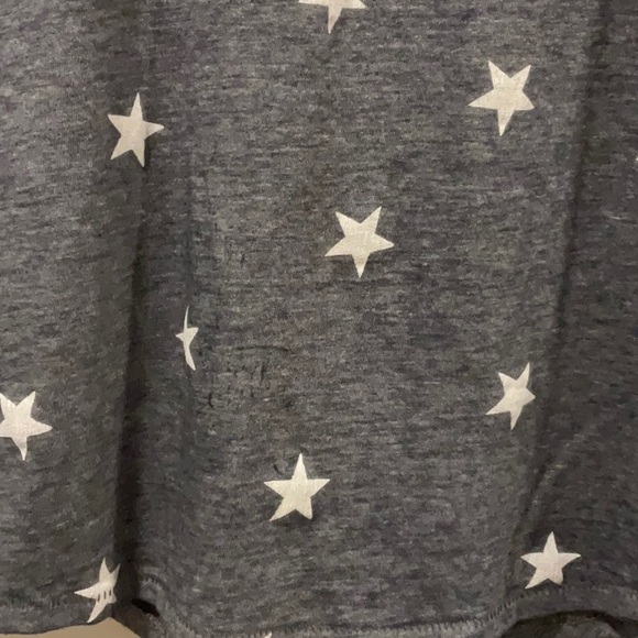 Lucky Brand distressed navy stars Tshirt - Picture 3 of 4